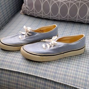 Light Blue Sperry Topsiders Size 6M